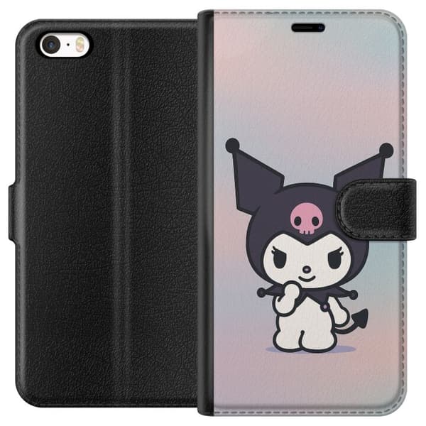 Apple iPhone 5s Lompakkokotelo Kawaii Sanrio Kuromi