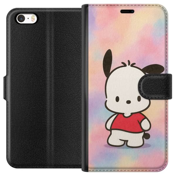 Apple iPhone 5s Tegnebogsetui Kawaii Sanrio Pochacco