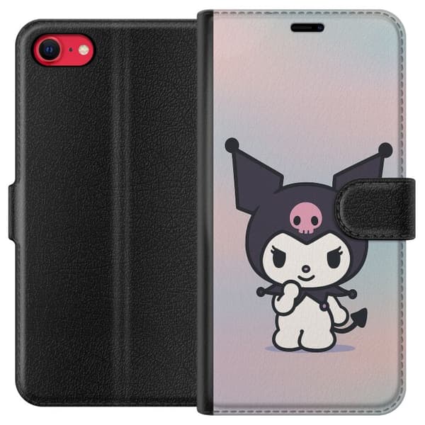 Apple iPhone 7 Lompakkokotelo Kawaii Sanrio Kuromi