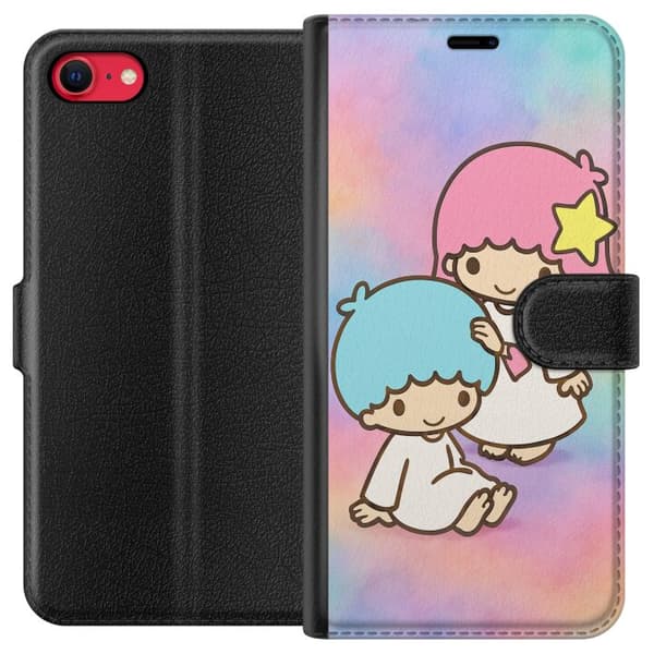 Apple iPhone 8 Lommeboketui Kawaii Sanrio Kiki Lola Little Twin Stars