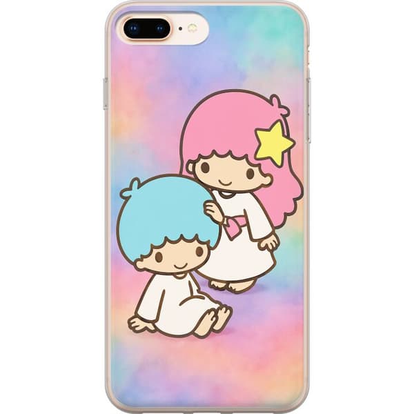 Apple iPhone 8 Plus Gennemsigtig cover Kawaii Sanrio Kiki Lola Little Twin Stars