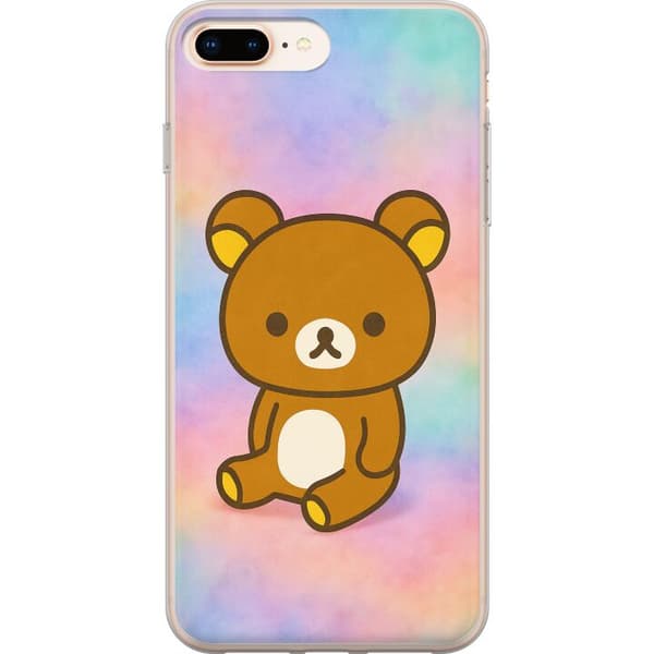 Apple iPhone 8 Plus Läpinäkyvä kuori Kawaii Sanrio Rilakkuma