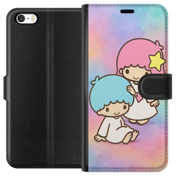 Apple iPhone SE (2016) Tegnebogsetui Kawaii Sanrio Kiki Lola Little Twin Stars