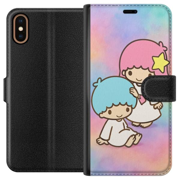 Apple iPhone X Lommeboketui Kawaii Sanrio Kiki Lola Little Twin Stars