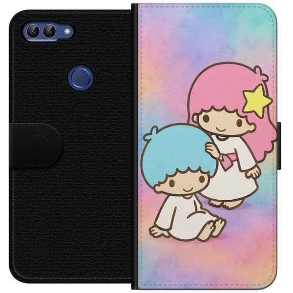 Huawei P smart Lompakkokotelo Kawaii Sanrio Kiki Lola Little Twin Stars