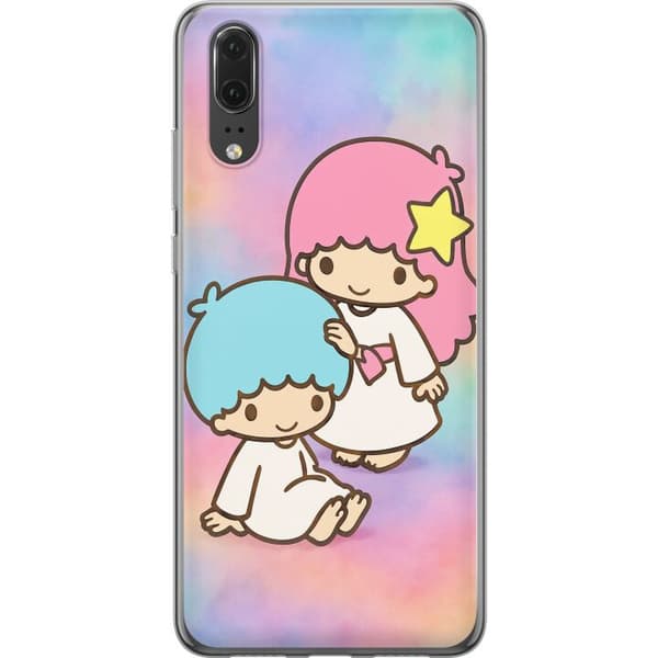 Huawei P20 Gjennomsiktig deksel Kawaii Sanrio Kiki Lola Little Twin Stars