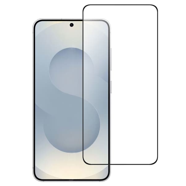 Heltäckande Härdat Glas Skärmskydd Samsung Galaxy S25 Edge Svart