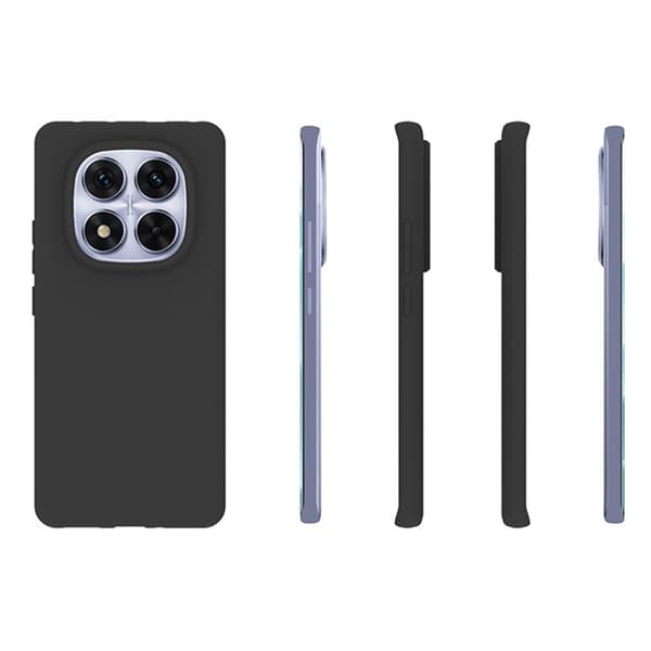 Till Xiaomi Redmi Note 14 Pro 5G Fodral TPU Skal Baksida - Svart