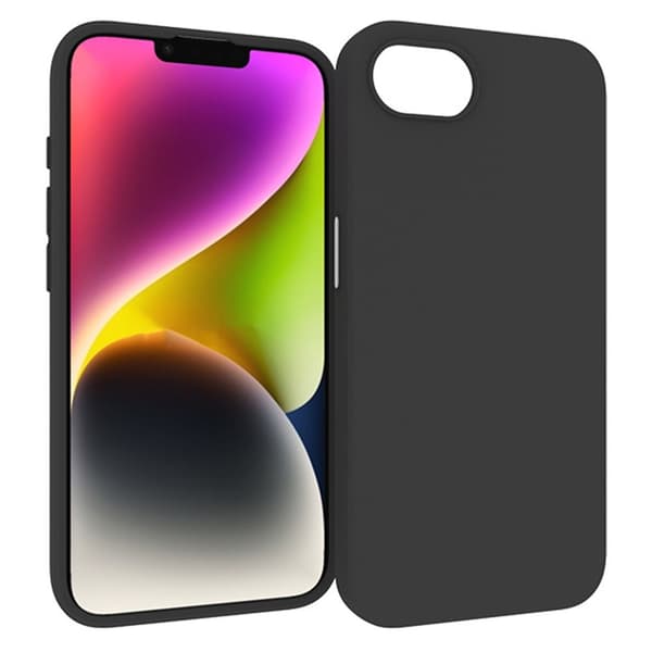 Til iPhone 16e Case TPU Cover Bagside - Sort