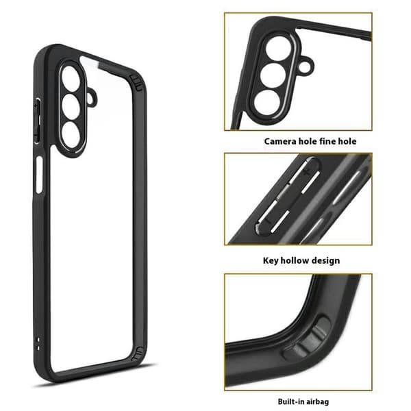 För Samsung Galaxy A26 5G Skal Transparent Mobilskal