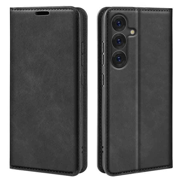 Til Samsung Galaxy S25 5G Skin-touch Feeling Magnetisk telefonetui