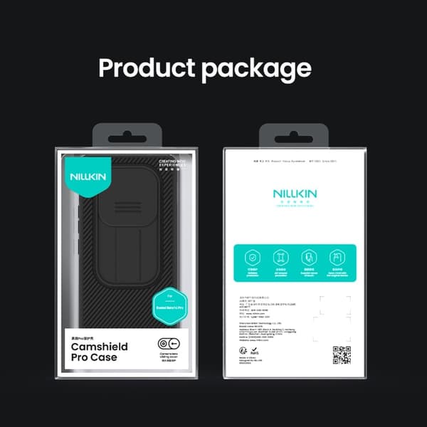 NILLKIN Camshield Pro Series til Xiaomi Redmi Note 14 Pro 5G Etui Kameradæksel