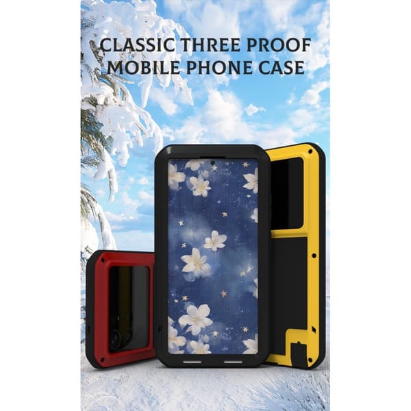 Samsung Galaxy S25 Ultra Case Panserbeskyttelse Case Shell + hærdet glas