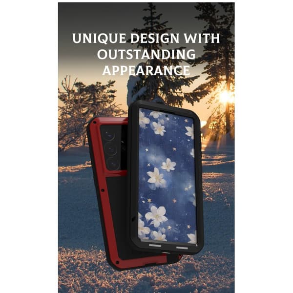 Samsung Galaxy S25 Ultra Case Panserbeskyttelse Case Shell + hærdet glas