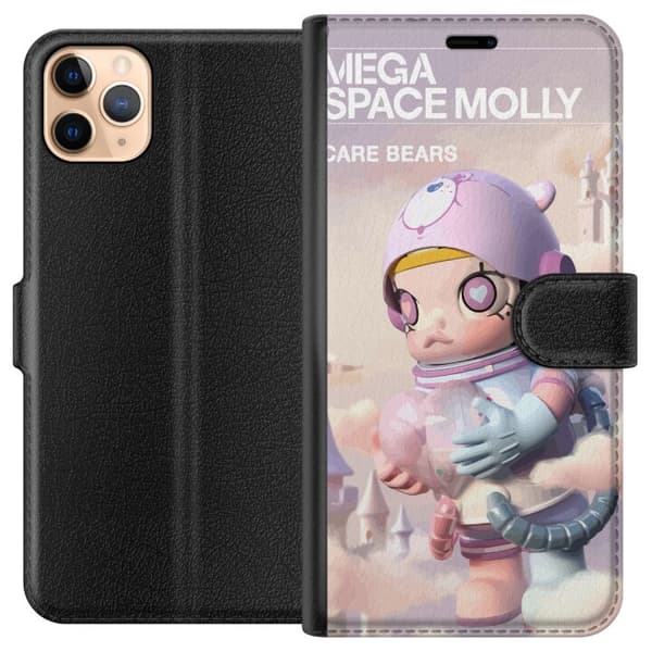 Apple iPhone 11 Pro Max Lompakkokotelo Mega Space Molly Care Bears Series - Share Bear Edition