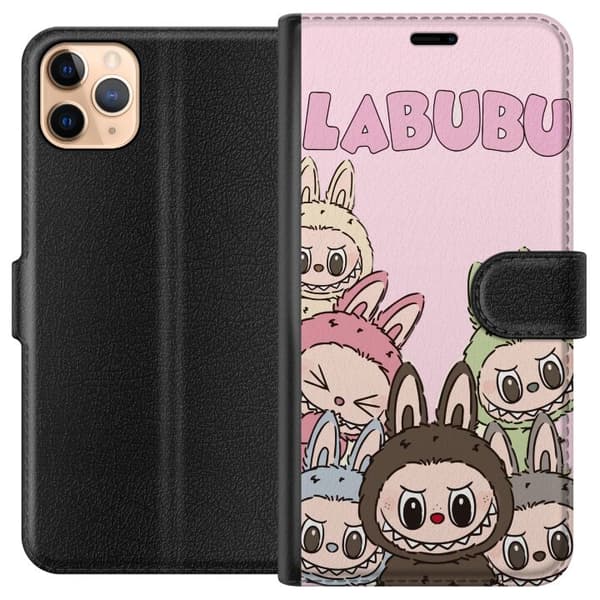 Apple iPhone 11 Pro Max Lompakkokotelo Labubu Classics
