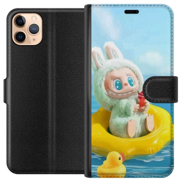 Apple iPhone 11 Pro Max Lommeboketui Labubu Macaron-serien