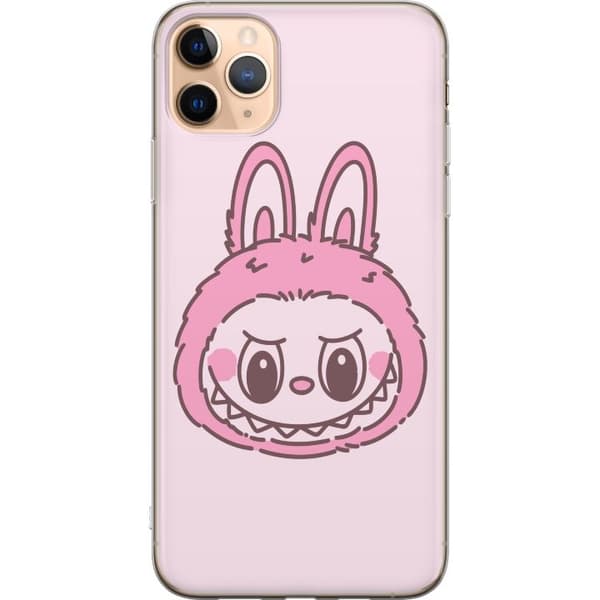 Apple iPhone 11 Pro Max Läpinäkyvä kuori Labubu Eläinradan Bunny-versio