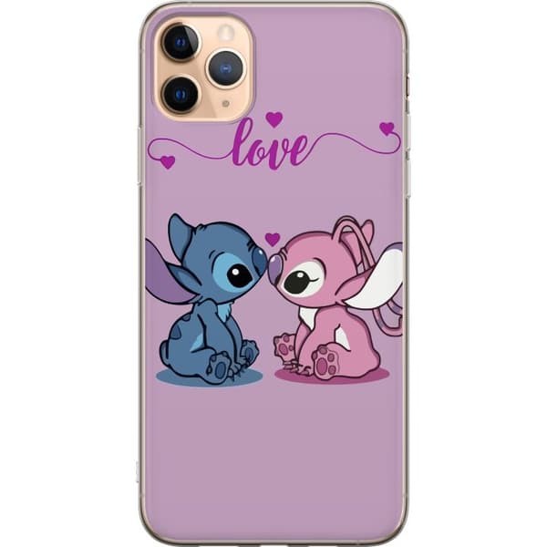 Apple iPhone 11 Pro Max Genomskinligt Skal Lilo & Stitch – Angel Edition