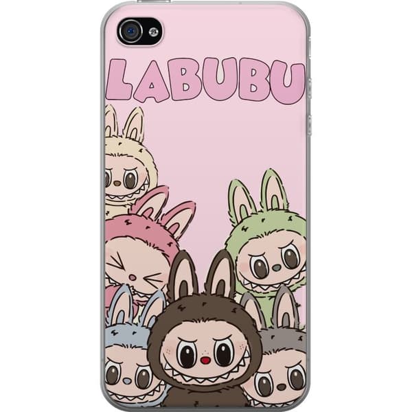 Apple iPhone 4s Läpinäkyvä kuori Labubu Classics