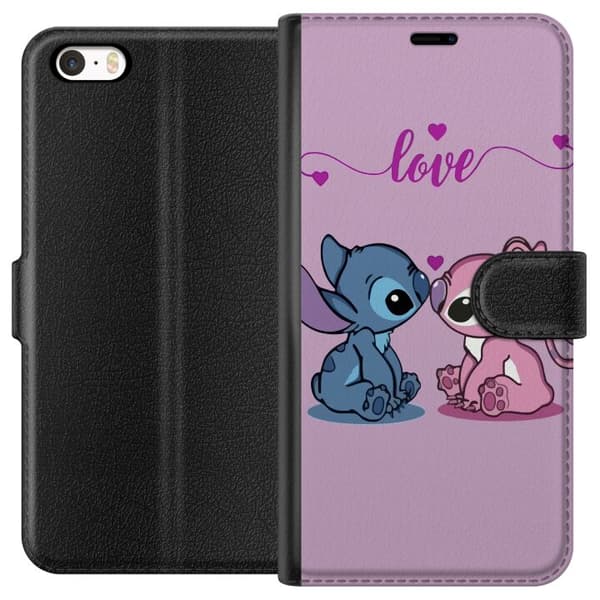 Apple iPhone 5s Lommeboketui Lilo & Stitch – Angel Edition