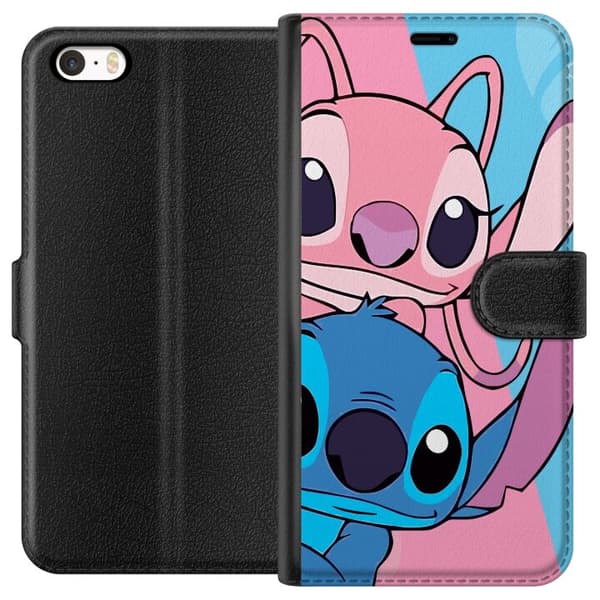 Apple iPhone 5s Tegnebogsetui Stitch & Angel
