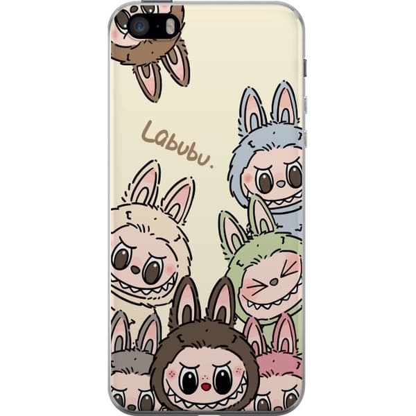 Apple iPhone 5s Läpinäkyvä kuori Labubu Pastel Collection