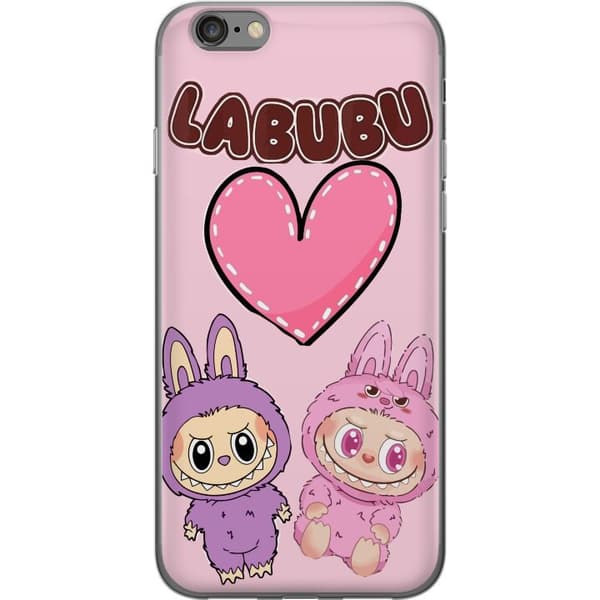 Apple iPhone 6 Gennemsigtig cover Labubu Pink Monster