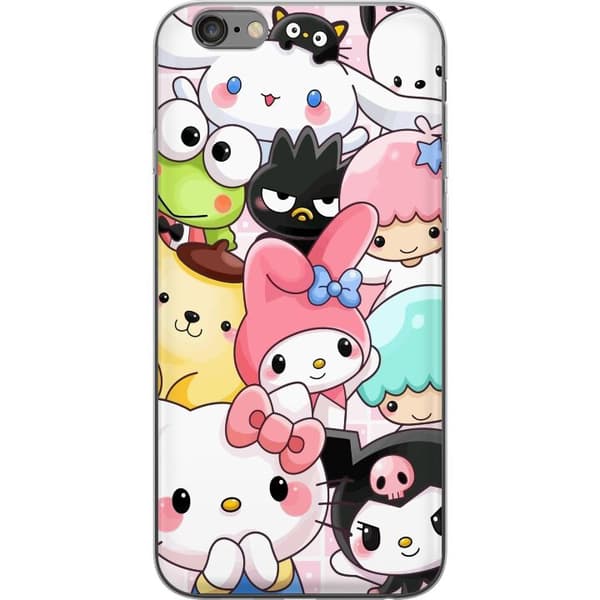 Apple iPhone 6 Plus Genomskinligt Skal Kawaii Sanrio Crew