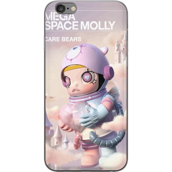 Apple iPhone 6 Plus Genomskinligt Skal Mega Space Molly Care Bears Series - Share Bear Edition