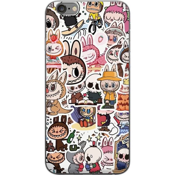 Apple iPhone 6 Plus Genomskinligt Skal Labubu All-Stars – POP MART Special