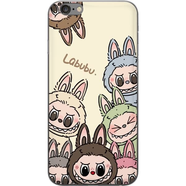Apple iPhone 6 Plus Genomskinligt Skal Labubu Pastel Collection