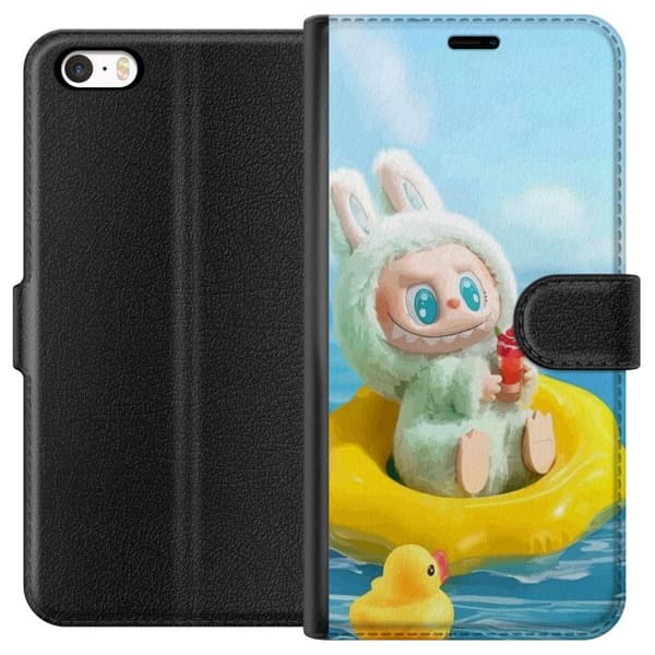 Apple iPhone 5 Tegnebogsetui Labubu Macaron-serie