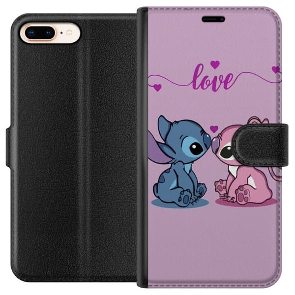 Apple iPhone 7 Plus Tegnebogsetui Lilo & Stitch – Angel Edition