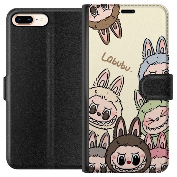 Apple iPhone 7 Plus Lompakkokotelo Labubu Pastel Collection