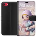 Miniatyrbillede 1 af 3: Apple iPhone 7 Tegnebogsetui Mega Space Molly Care Bears Series - Share Bear Edition