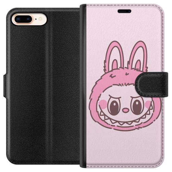 Apple iPhone 8 Plus Tegnebogsetui Labubu Dyrekreds Bunny Udgave