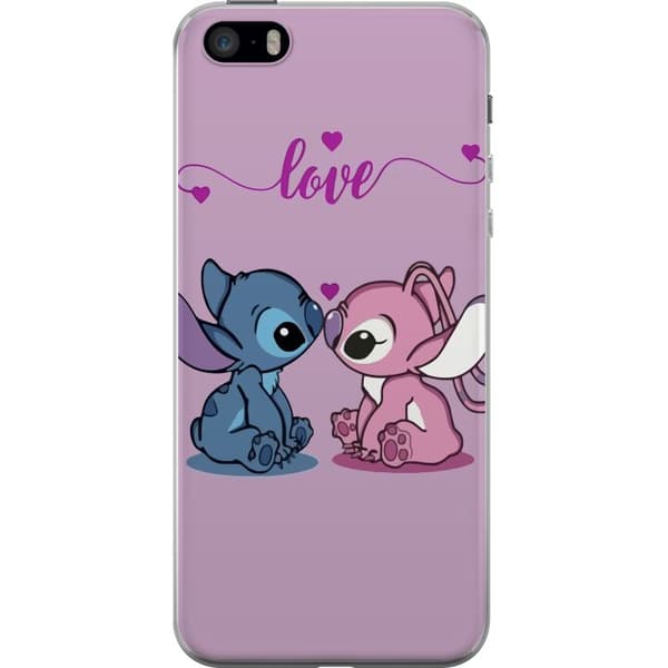 Apple iPhone SE (2016) Gennemsigtig cover Lilo & Stitch – Angel Edition