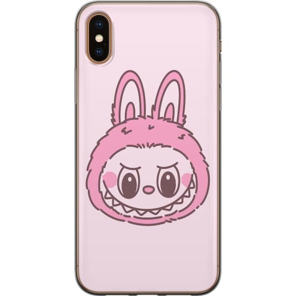 Apple iPhone X Gennemsigtig cover Labubu Dyrekreds Bunny Udgave