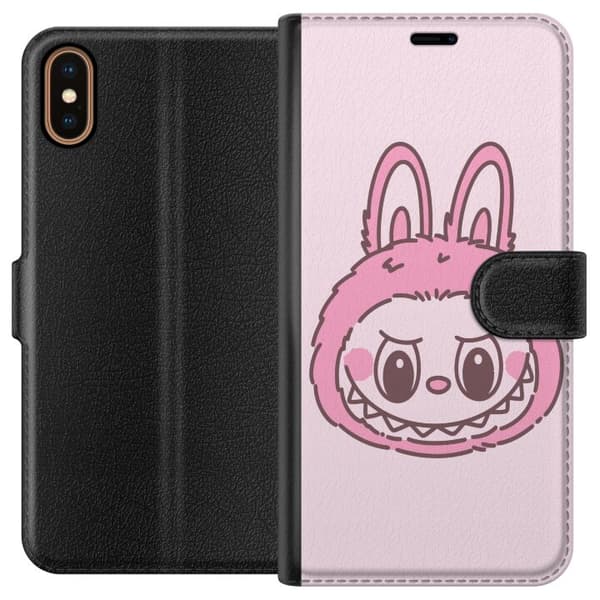 Apple iPhone XS Lommeboketui Labubu Dyrekretsbunnyutgave
