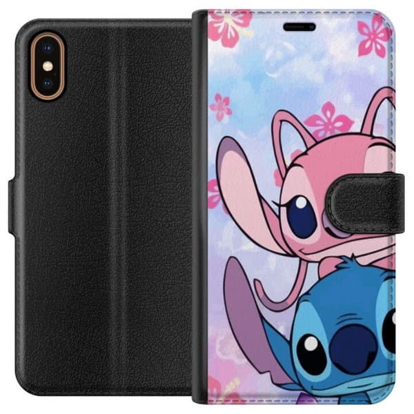 Apple iPhone XS Plånboksfodral Stitch & Angel