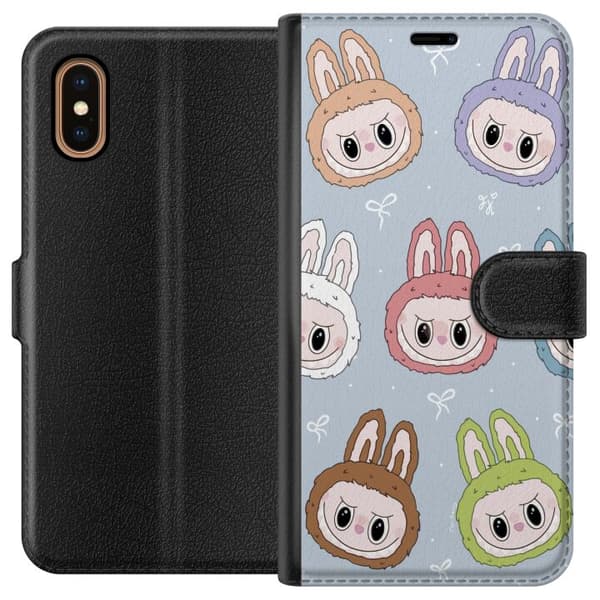 Apple iPhone XS Max Lommeboketui Pastel Labubu