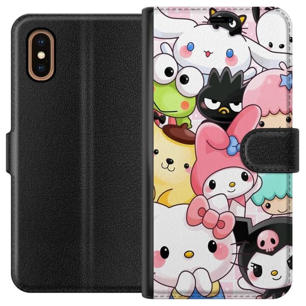 Apple iPhone XS Max Tegnebogsetui Kawaii Sanrio Crew