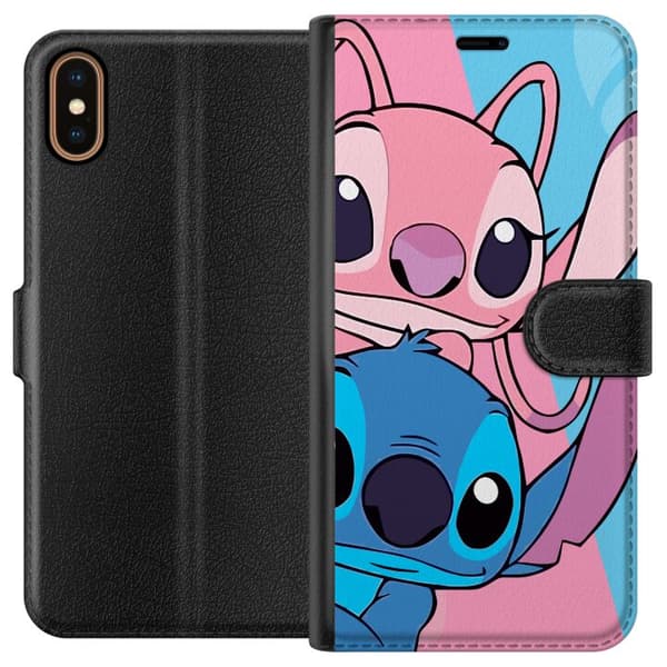 Apple iPhone X Lommeboketui Stitch & Angel
