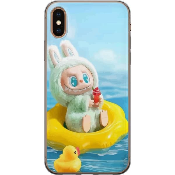 Apple iPhone XS Max Gennemsigtig cover Labubu Macaron-serie
