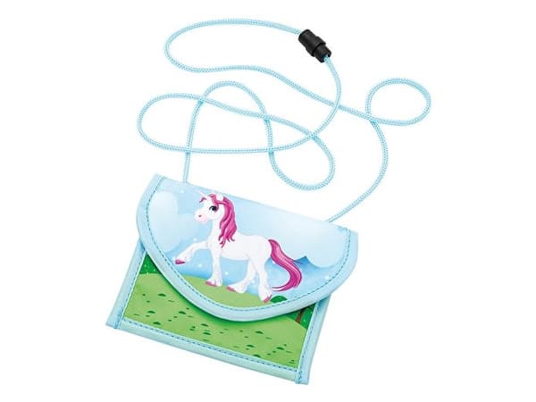 Wedo 2413003, Lommebok, Blå, Polyester, Bilde, Nakkestropp, 140 mm