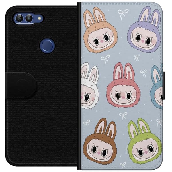 Huawei P smart Tegnebogsetui Pastel Labubu