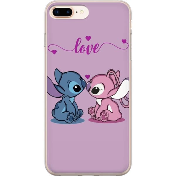 Apple iPhone 8 Plus Gennemsigtig cover Lilo & Stitch – Angel Edition