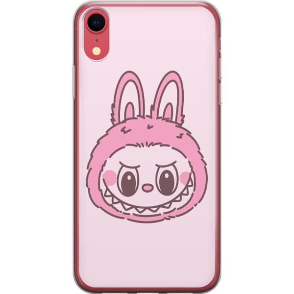 Apple iPhone XR Gennemsigtig cover Labubu Dyrekreds Bunny Udgave