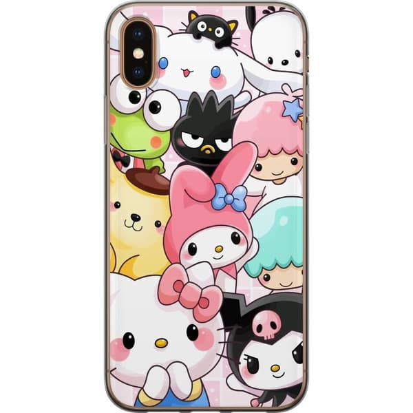 Apple iPhone XS Gjennomsiktig deksel Kawaii Sanrio Crew